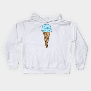 cotton candy ice cream, thrifty’s ice cream Kids Hoodie